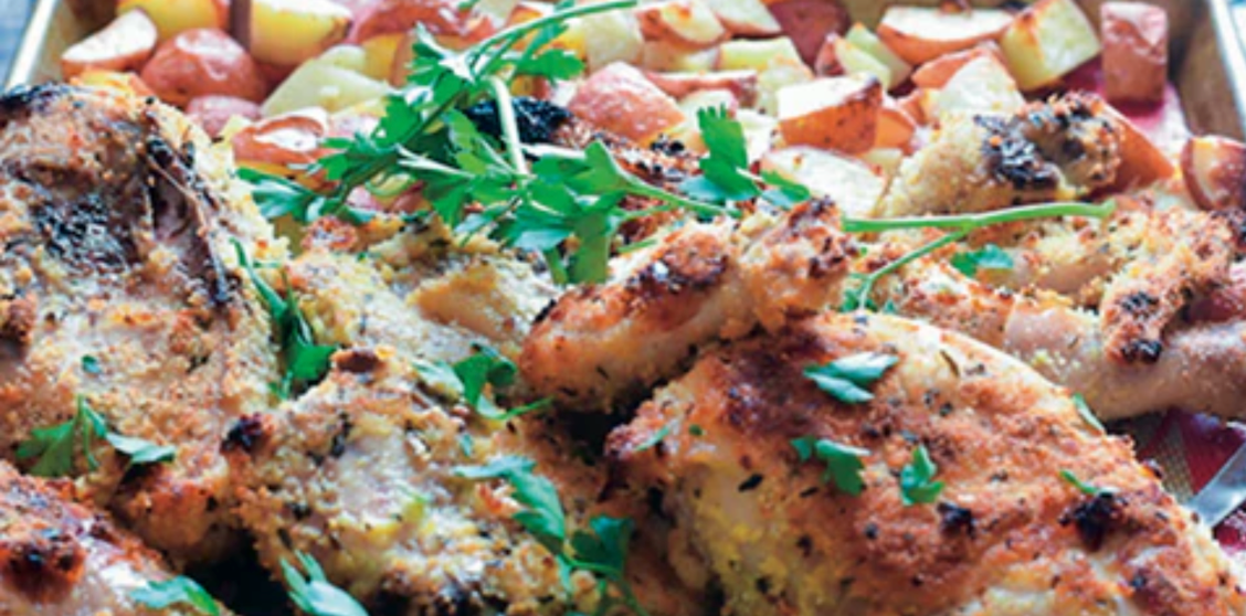 Sheet Pan Lemon Chicken