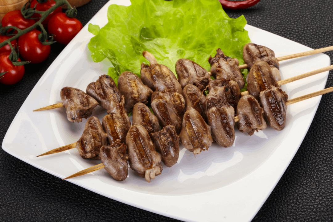 Low PUFA Corn and Soy-Free Chicken Hearts Cooked Regenerative Farm Products Delivered Apsey Farms Midwest USA