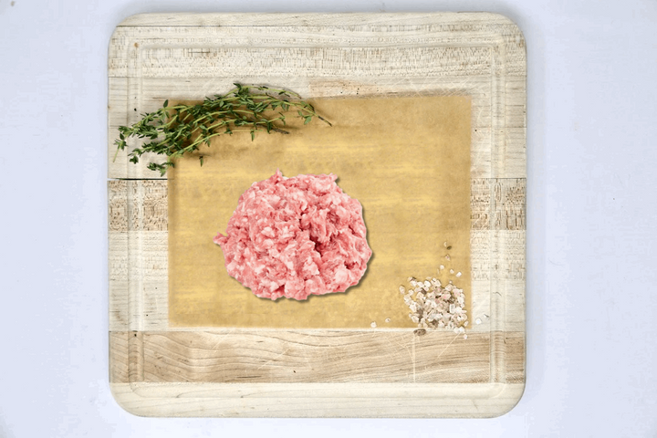 Low PUFA Pasture Raised Ground Pork Uncooked Regenerative Farm Products Delivered Apsey Farms Midwest USA