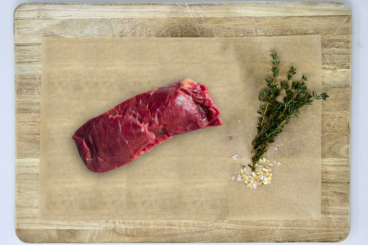 100% Grass-Fed Beef Sirloin Sizzler Uncooked Regenerative Farm Products Delivered Apsey Farms Midwest USA