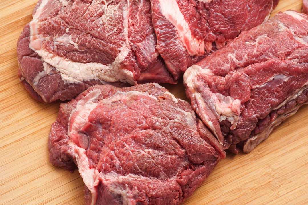 100% Grass-Fed Beef Cheeks Uncooked Regenerative Farm Products Delivered Apsey Farms Midwest USA