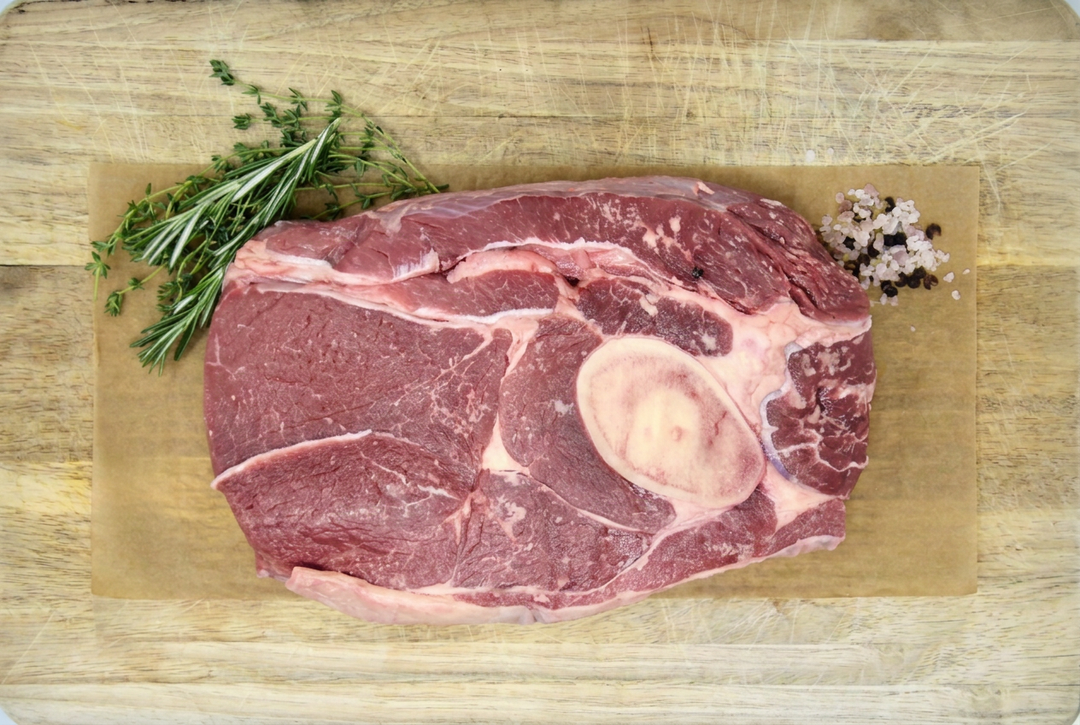 100% Grass-Fed Beef Arm Roast (Pot Roast) Uncooked Regenerative Farm Products Delivered Apsey Farms Midwest USA