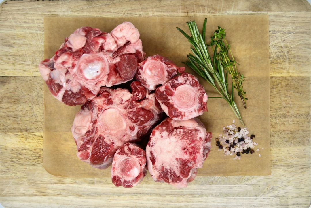 100% Grass-Fed Beef Oxtail Uncooked Regenerative Farm Products Delivered Apsey Farms Midwest USA