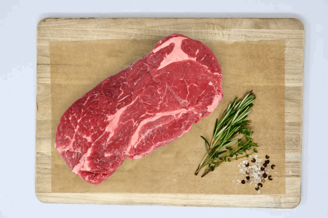 100% Grass-Fed Beef (Wagyu-Angus) Sirloin Steak Uncooked Regenerative Farm Products Delivered Apsey Farms Midwest USA