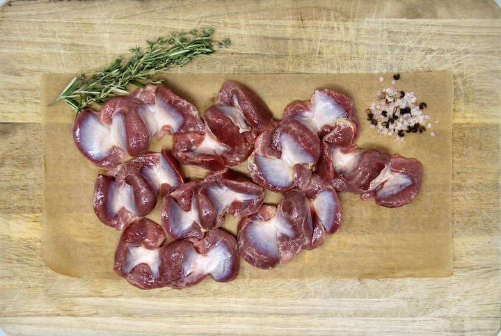 Low PUFA Corn and Soy-Free Chicken Gizzards Uncooked Regenerative Farm Products Delivered Apsey Farms Midwest USA