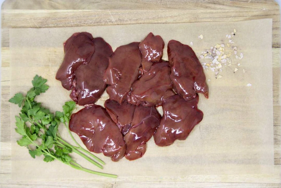 Low PUFA Corn and Soy-Free Chicken Liver Uncooked Regenerative Farm Products Delivered Apsey Farms Midwest USA