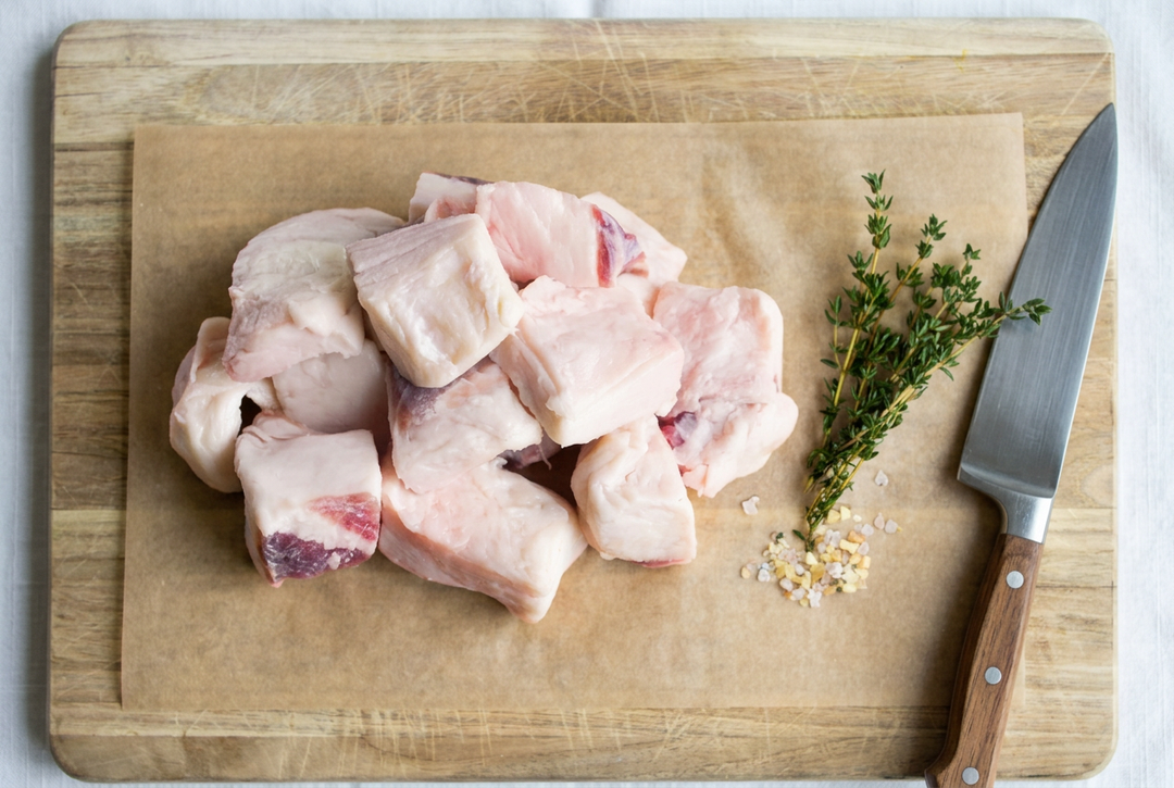 Beef Fat Trimmings — Cut Appearance