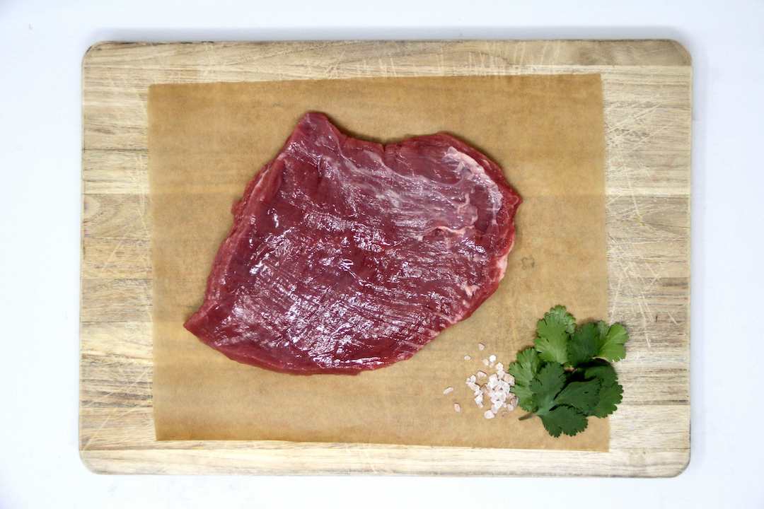 100% Grass-Fed Beef Flank Steak Uncooked Regenerative Farm Products Delivered Apsey Farms Midwest USA