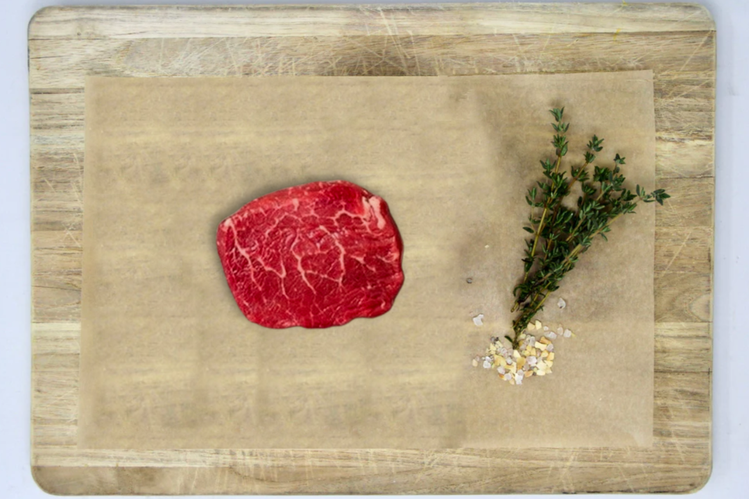 100% Grass-Fed Beef (Wagyu-Angus) Tenderloin Filet 5-8 oz Uncooked Regenerative Farm Products Delivered Apsey Farms Midwest USA