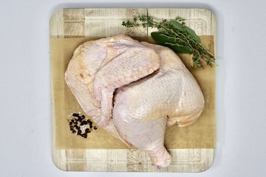 Low PUFA Corn and Soy-Free Chicken Halves Uncooked Regenerative Farm Products Delivered Apsey Farms Midwest USA