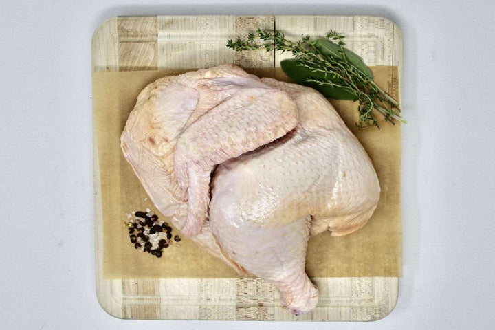 Low PUFA Corn and Soy-Free Chicken Halves Uncooked Regenerative Farm Products Delivered Apsey Farms Midwest USA