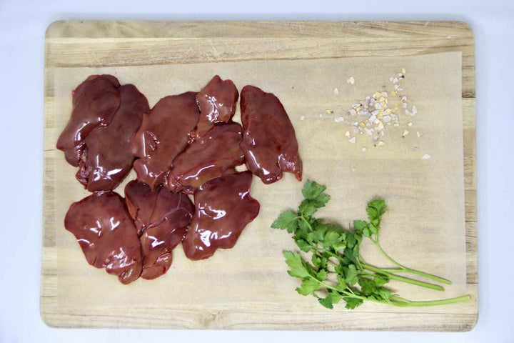 Low PUFA Corn and Soy-Free Chicken Liver Uncooked Regenerative Farm Products Delivered Apsey Farms Midwest USA
