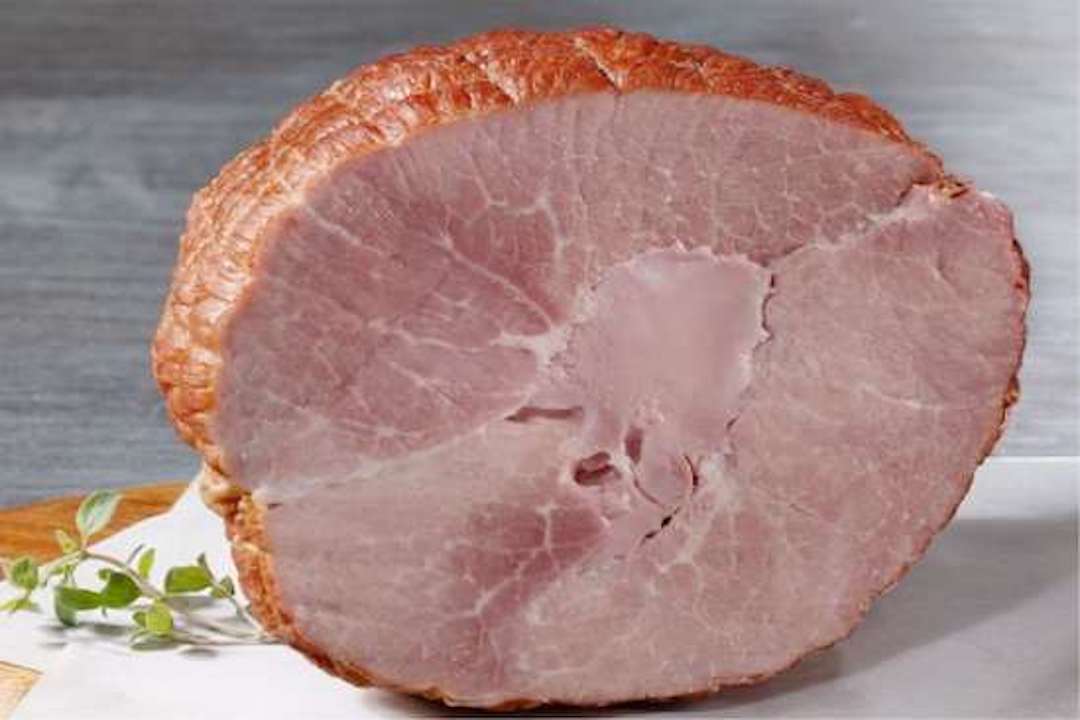 Low PUFA Pasture Raised Pork Smoked Ham Roast Uncooked Regenerative Farm Products Delivered Apsey Farms Midwest USA