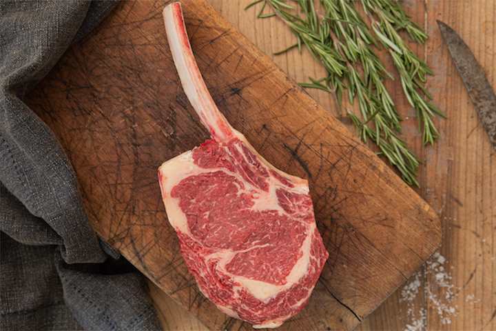 Beef (Wagyu-Angus) - Tomahawk Rib Steak